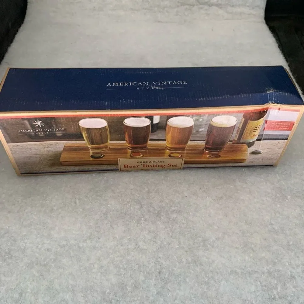 American Vintage Beer Tasting Flight Set *NEW*